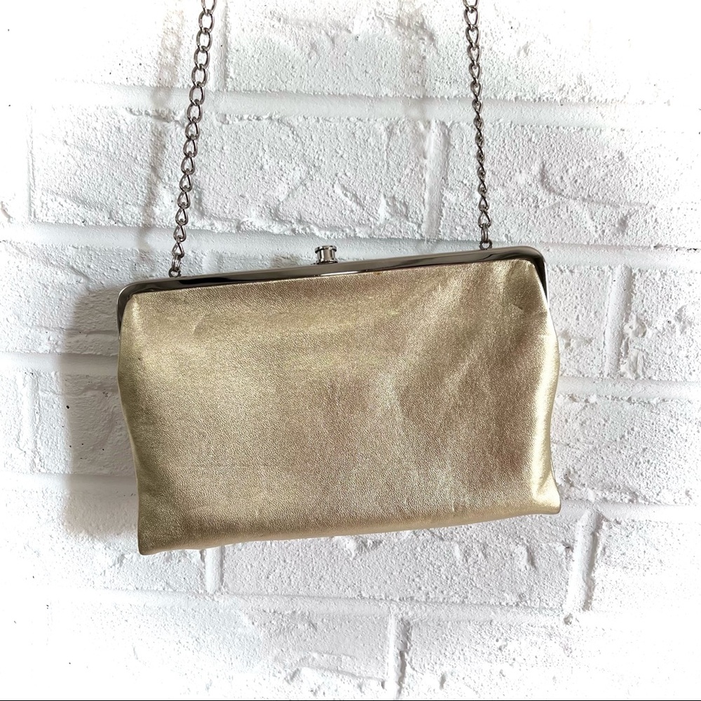 HOBO International Leather Wallet Clutch Snap Crossbody